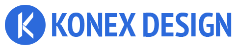 konex design logo blue